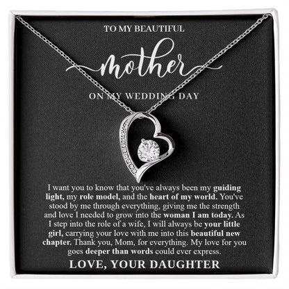 "To My Mother" - Forever Love Necklace | Always Your Little Girl