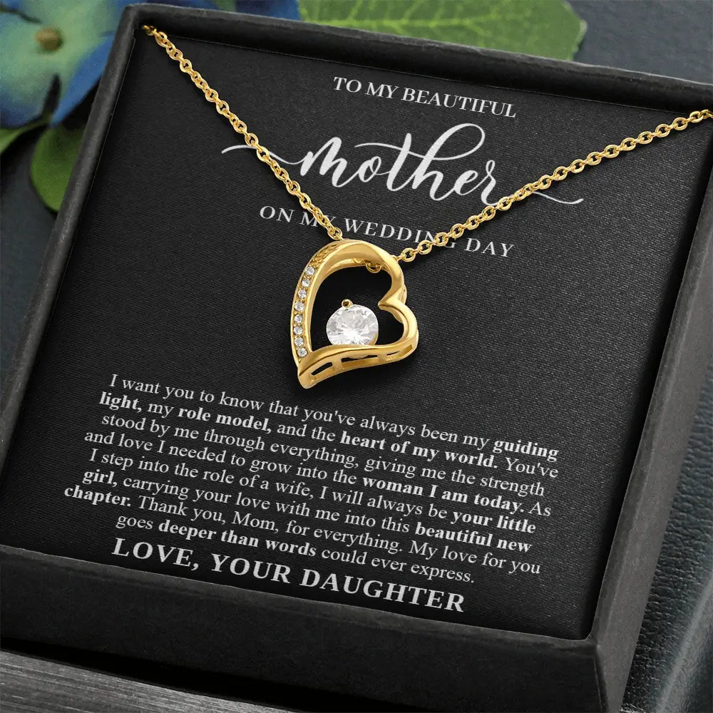 "To My Mother" - Forever Love Necklace | Always Your Little Girl