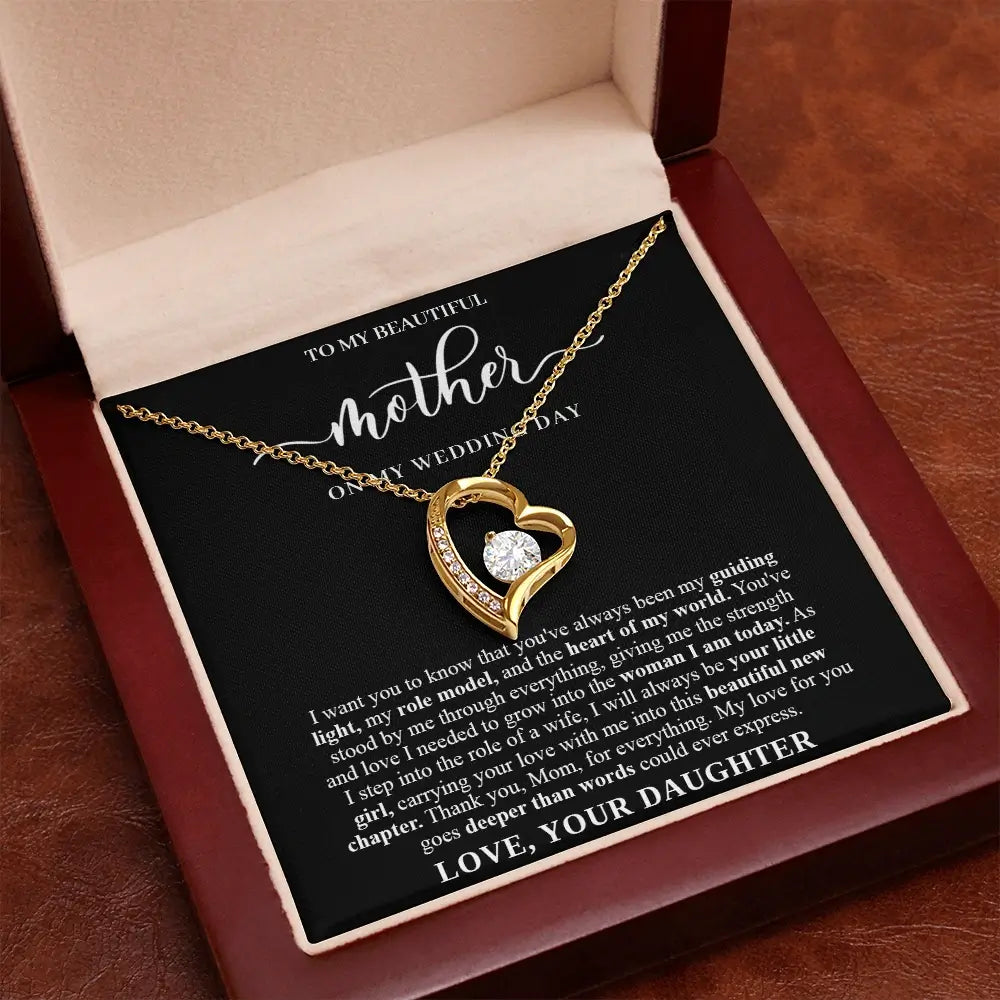 "To My Mother" - Forever Love Necklace | Always Your Little Girl