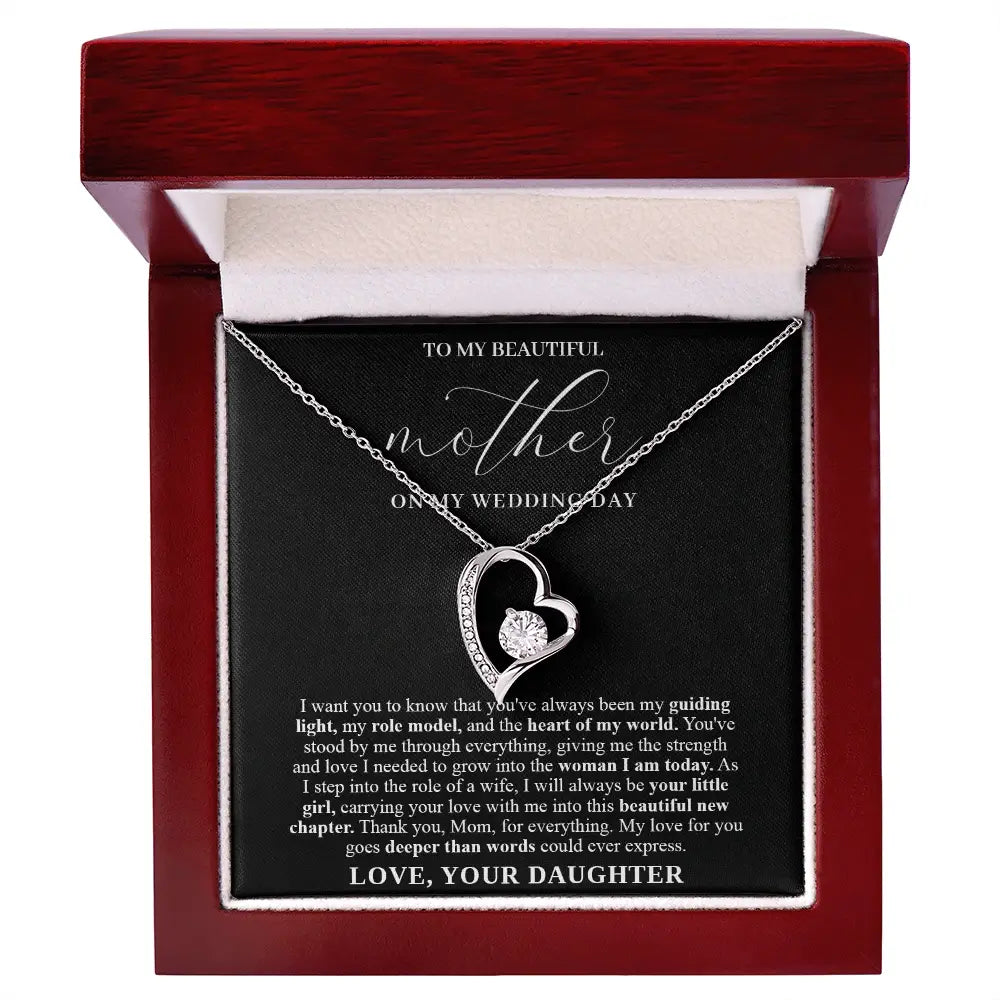 "To My Beautiful Mother" - Forever Love Necklace | Beautiful New Chapter