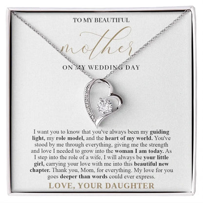 "To My Mom" - Forever Love Necklace | On My Wedding Day