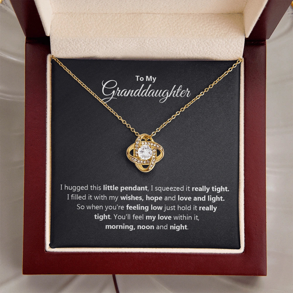 "To My Granddaughter" - Love Knot Necklace | Love Always With Her