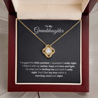 "To My Granddaughter" - Love Knot Necklace | Love Always With Her