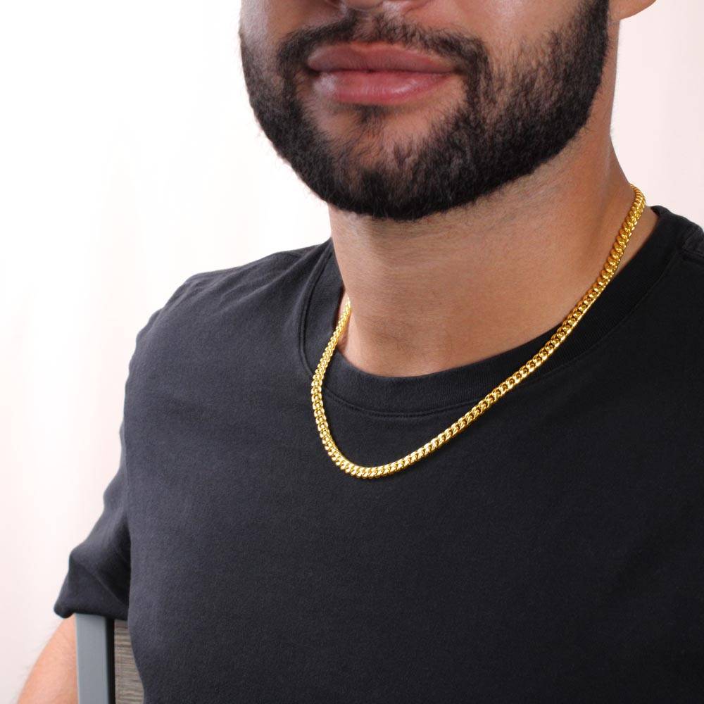 "To My Husband" - Cuban Link Chain Necklace | My Everything