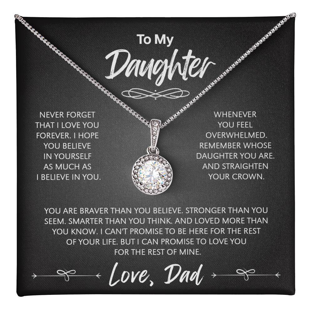 To My Daughter - The Eternal Hope Necklace | A Meaningful Gift for Your Daughter from Dad