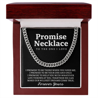 "To The One I Love" - Cuban Link Chain Necklace | Forever Yours