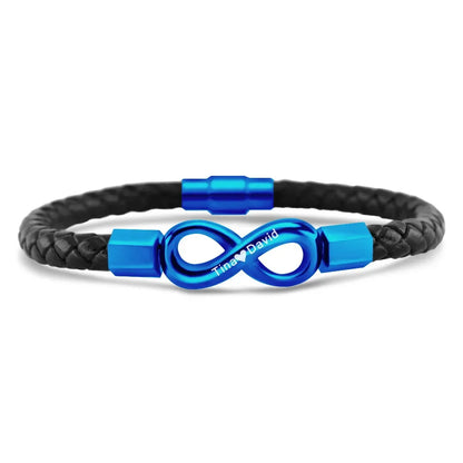 "To My Husband" - Infinity Personalized Bracelet | My Safe Haven