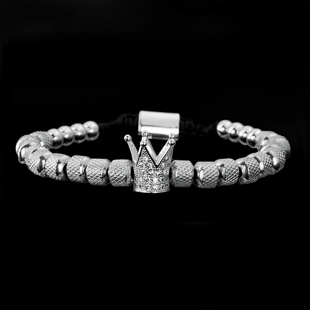 "To My Man" - "Straighten Your Crown" Beaded Bracelet | Whose King You Are
