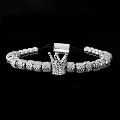 "To My Man" - "Straighten Your Crown" Beaded Bracelet | Whose King You Are