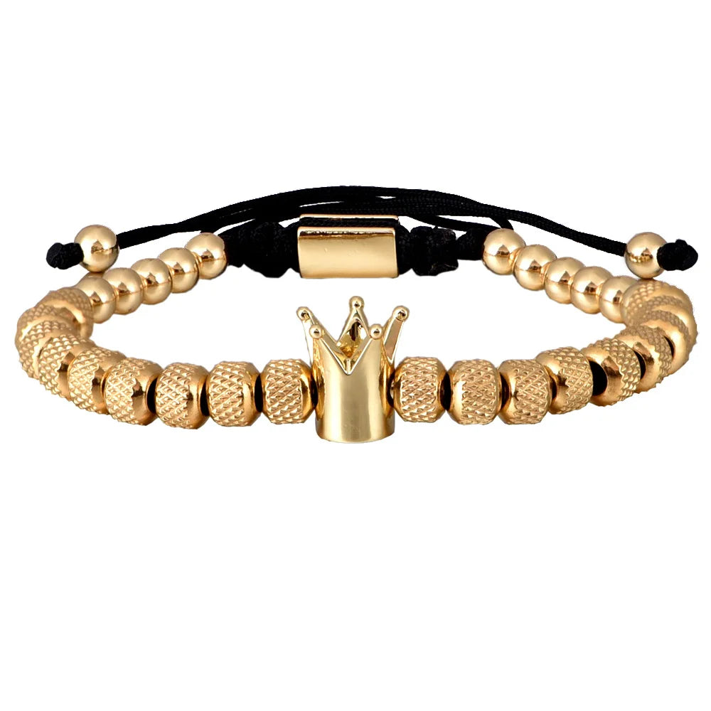 "To My Man" - "Straighten Your Crown" Beaded Bracelet | Whose King You Are