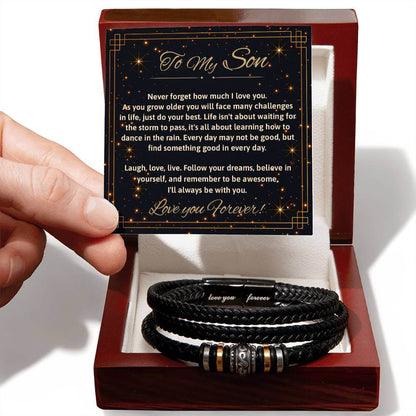 To My Son - Love You Forever Bracelet | Dance In The Rain