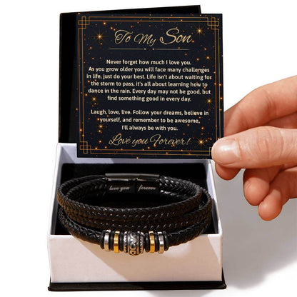 To My Son - Love You Forever Bracelet | Dance In The Rain