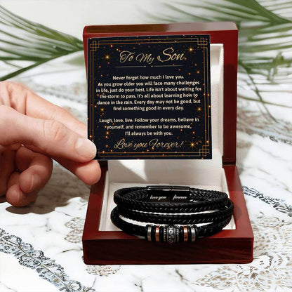 To My Son - Love You Forever Bracelet | Dance In The Rain