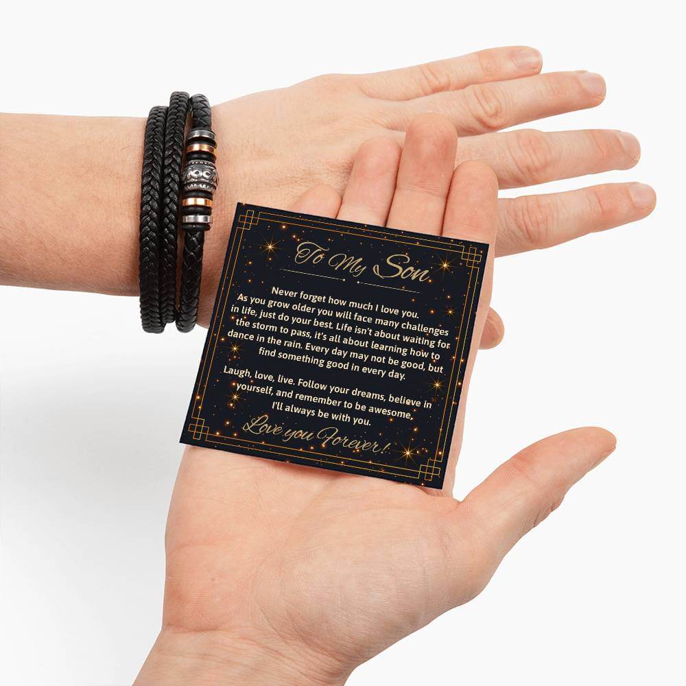 To My Son - Love You Forever Bracelet | Dance In The Rain