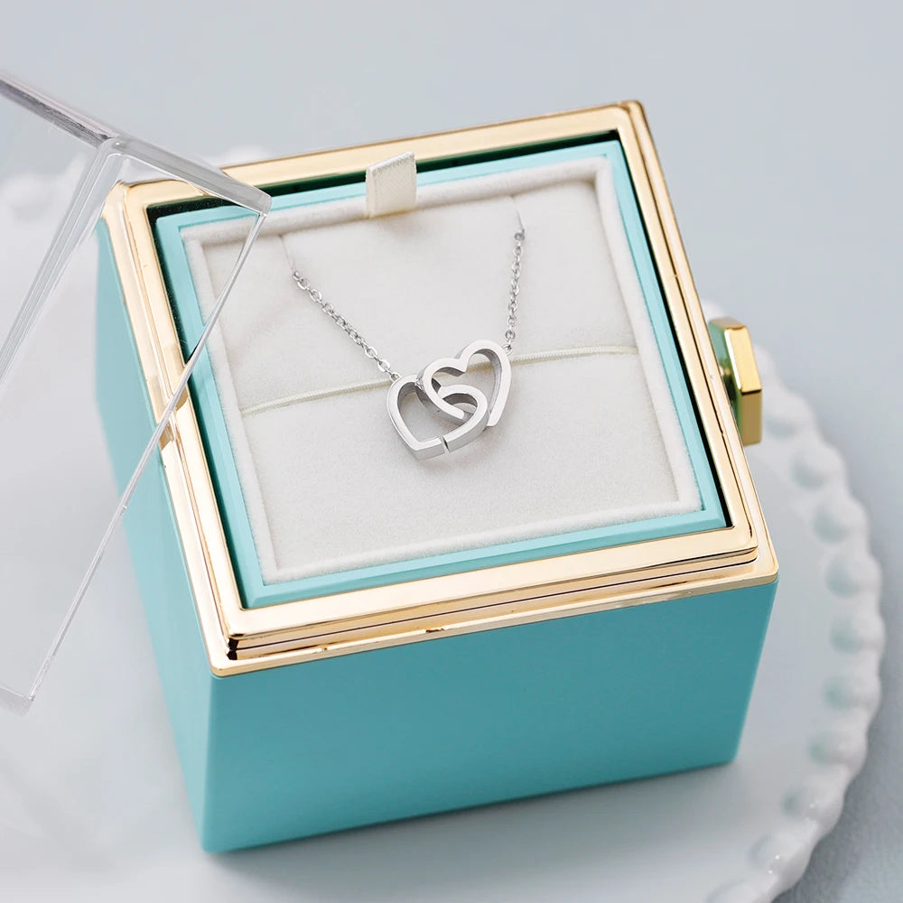 The "Spin of Love"™ Interlocking Hearts & Eternal Rose Gift Set