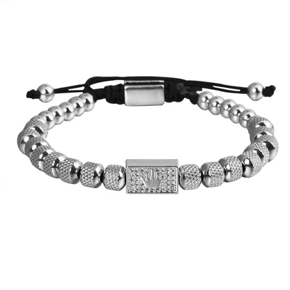"To My Man" - "Straighten Your Crown" Beaded Bracelet | Whose King You Are