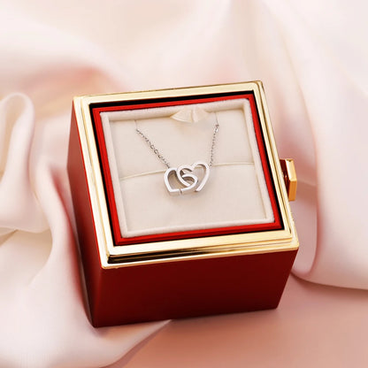The "Spin of Love"™ Interlocking Hearts & Eternal Rose Gift Set