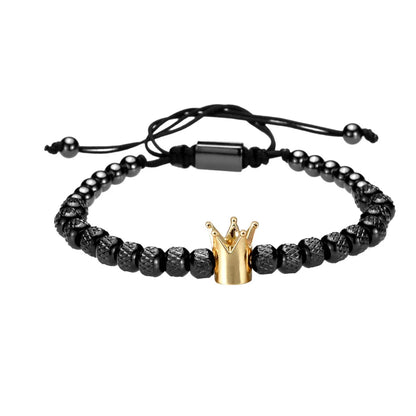 "To My Man" - "Straighten Your Crown" Beaded Bracelet | Whose King You Are