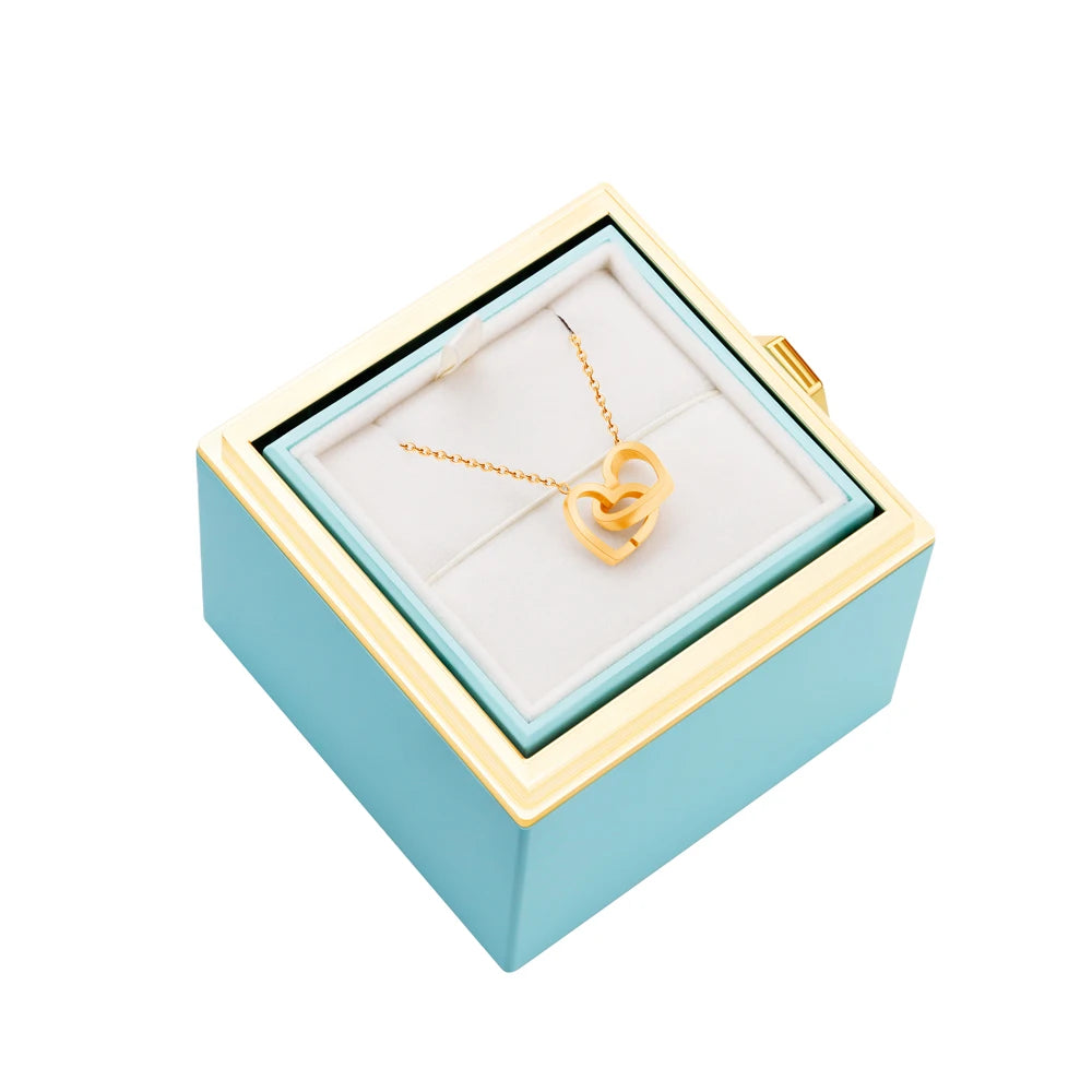 The "Spin of Love"™ Interlocking Hearts & Eternal Rose Gift Set