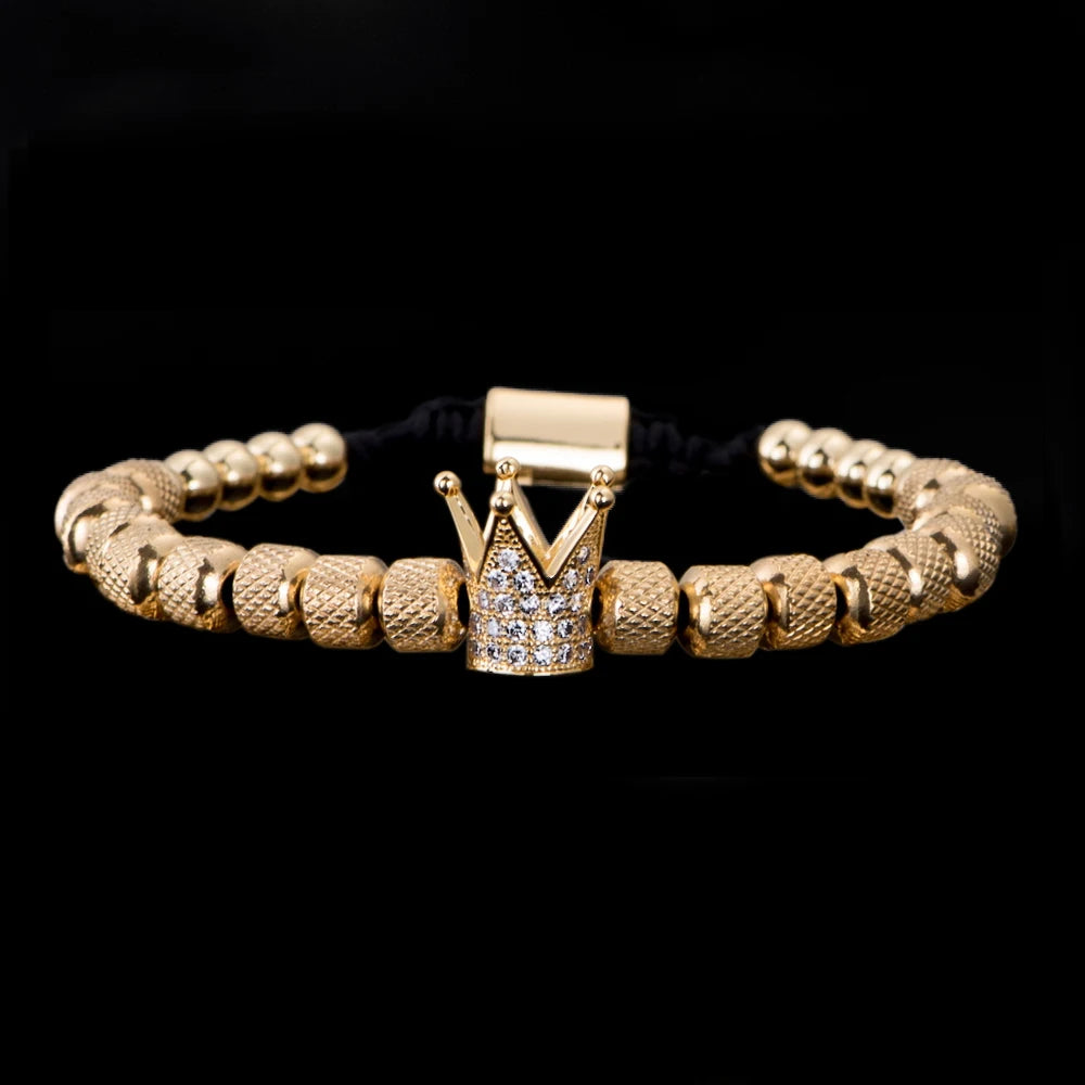 "To My Man" - "Straighten Your Crown" Beaded Bracelet | Whose King You Are