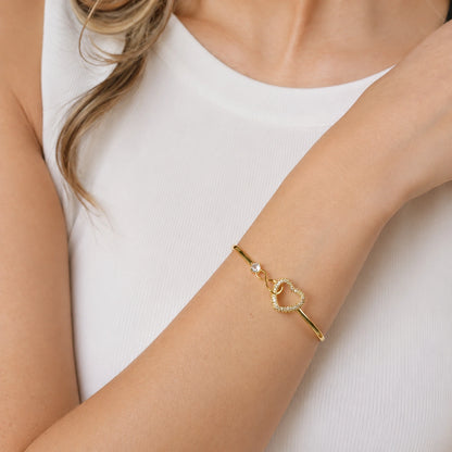 "To My Daughter" - Infinity Heart Bracelet | Linked Together Forever