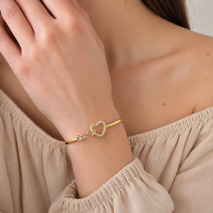 "To My Daughter" - Infinity Heart Bracelet | Linked Together Forever