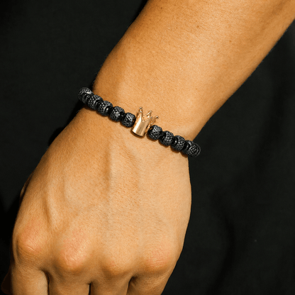 "To My Man" - "Straighten Your Crown" Beaded Bracelet | Whose King You Are