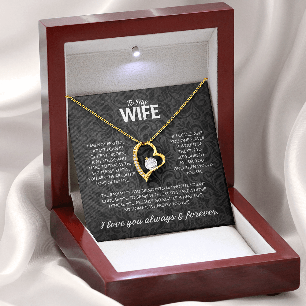 "To My Wife" - Forever Love Necklace | My Only Love