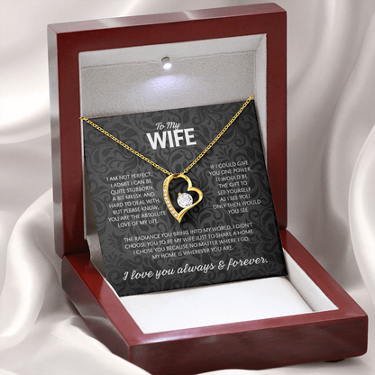 "To My Wife" - Forever Love Necklace | My Only Love