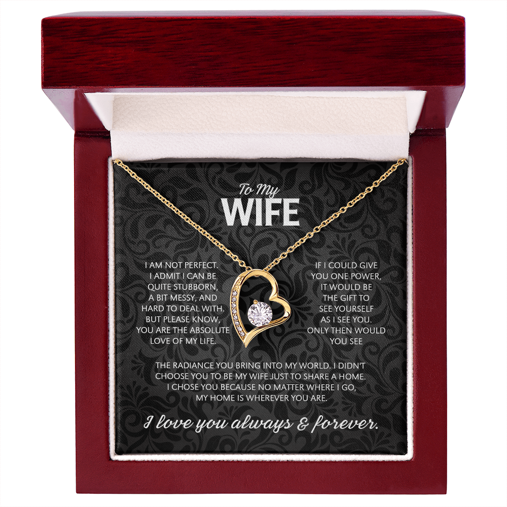 "To My Wife" - Forever Love Necklace | My Only Love