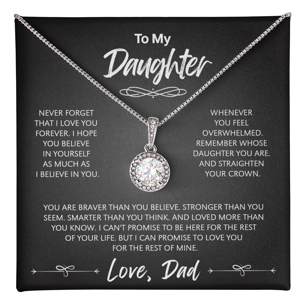 To My Daughter - The Eternal Hope Necklace | A Meaningful Gift for Your Daughter from Dad