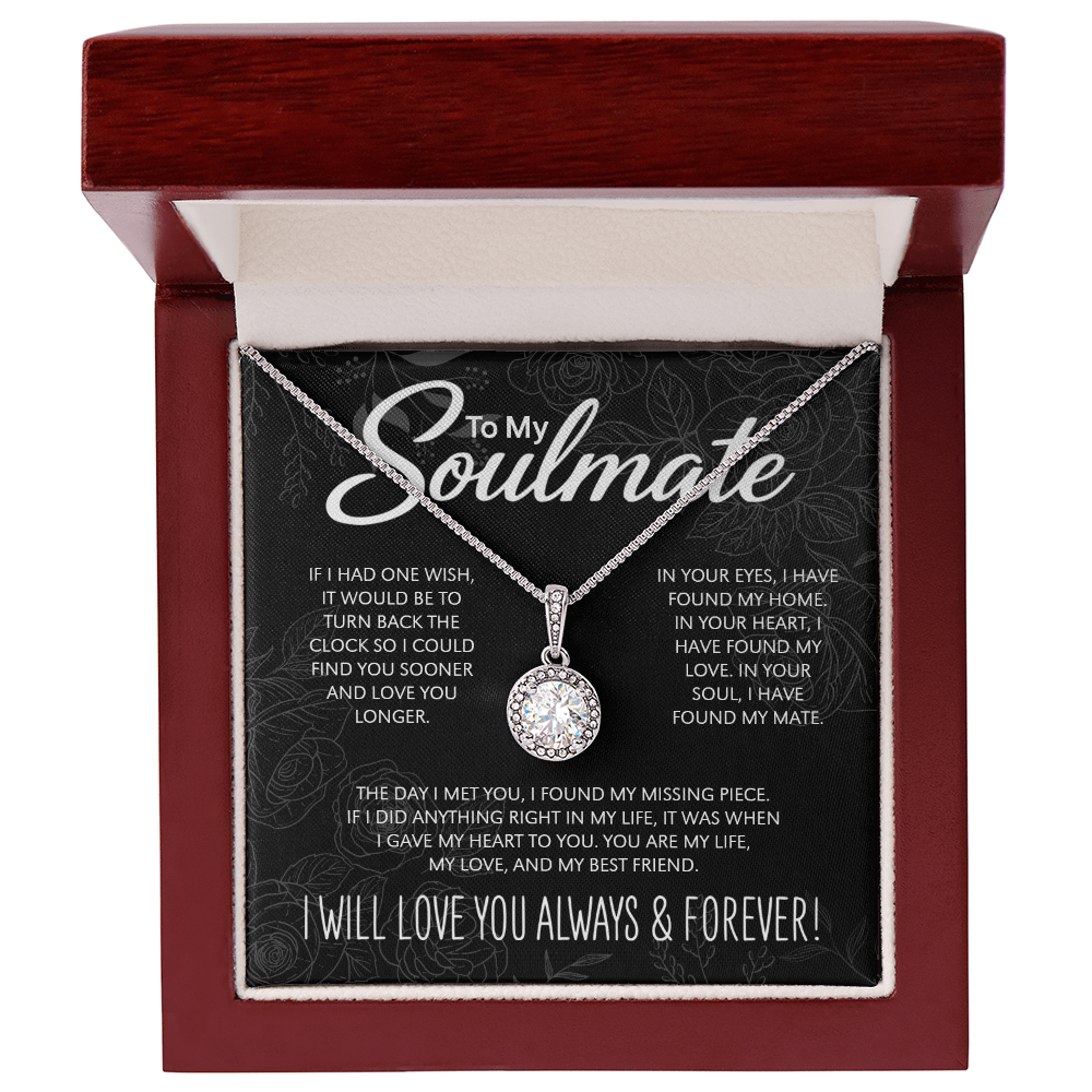 "To My Soulmate" - Eternal Hope Necklace | A Timeless Gift for Your Forever Person