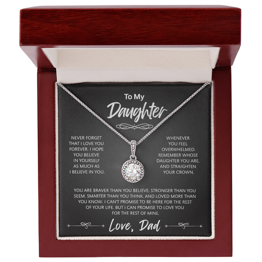 To My Daughter - The Eternal Hope Necklace | A Meaningful Gift for Your Daughter from Dad