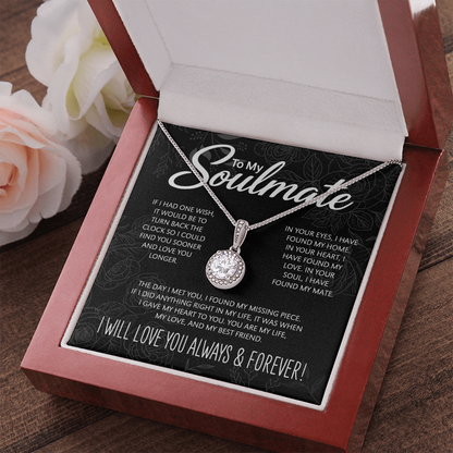 "To My Soulmate" - Eternal Hope Necklace | A Timeless Gift for Your Forever Person