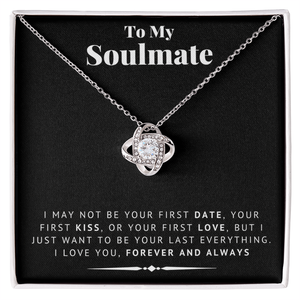 "To My Soulmate" - Love Knot Necklace | Your Last Everything