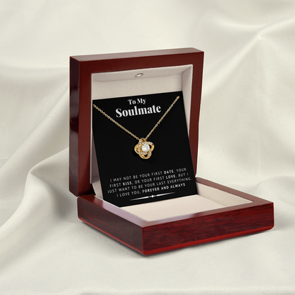 "To My Soulmate" - Love Knot Necklace | Your Last Everything