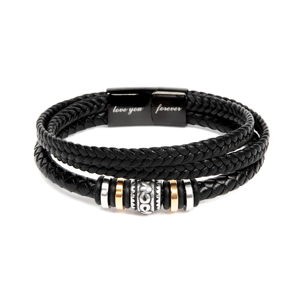 To My Son - The "Love You Forever" Men's Bracelet Gift Set