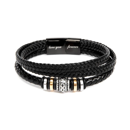 To My Son - The "Love You Forever" Men's Bracelet Gift Set