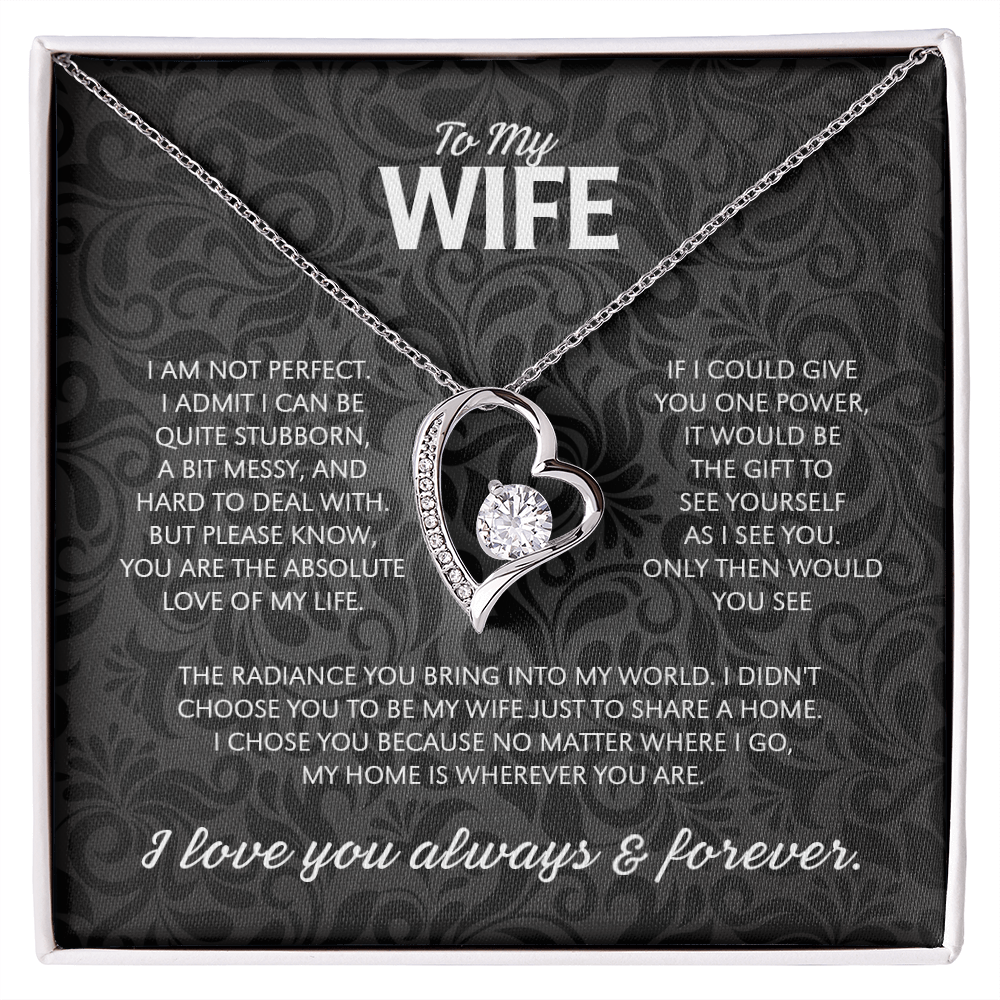 "To My Wife" - Forever Love Necklace | My Only Love