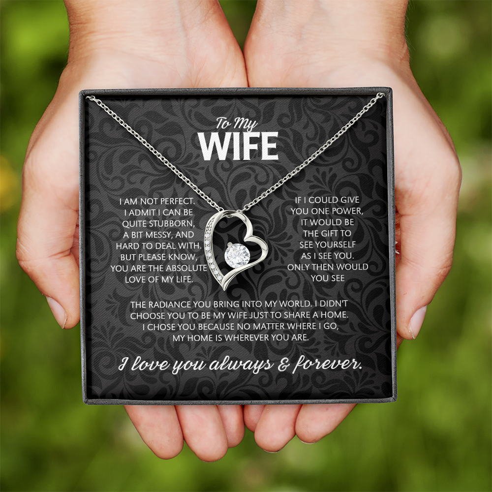 "To My Wife" - Forever Love Necklace | My Only Love