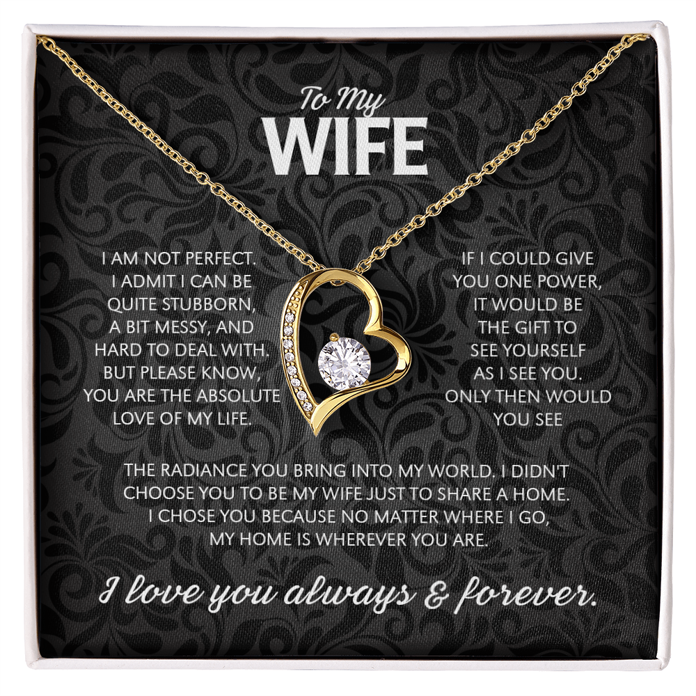 "To My Wife" - Forever Love Necklace | My Only Love
