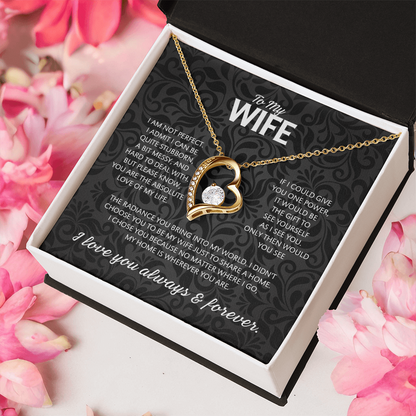"To My Wife" - Forever Love Necklace | My Only Love