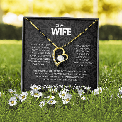 "To My Wife" - Forever Love Necklace | My Only Love