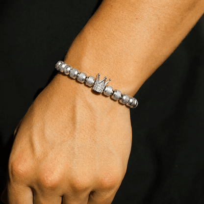 "To My Man" - "Straighten Your Crown" Beaded Bracelet | Whose King You Are