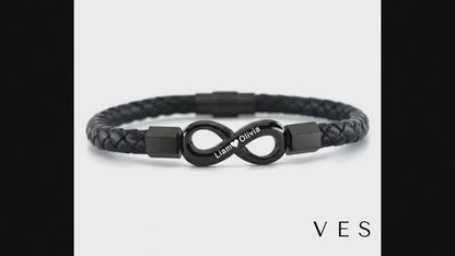 "To My Husband" - Infinity Personalized Bracelet